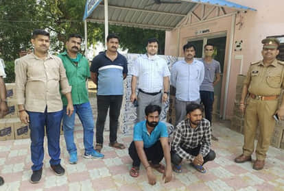 350 boxes of liquor recovered, two smugglers arrested