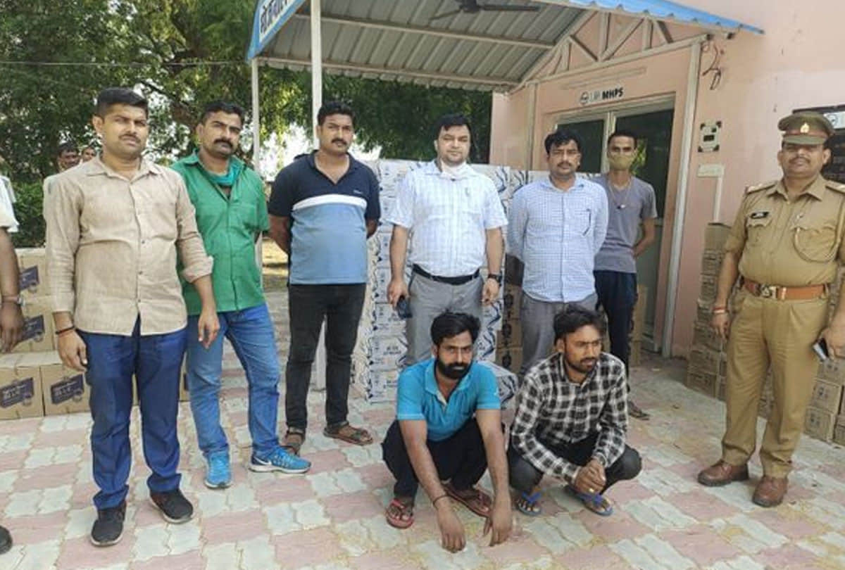 350 boxes of liquor recovered, two smugglers arrested