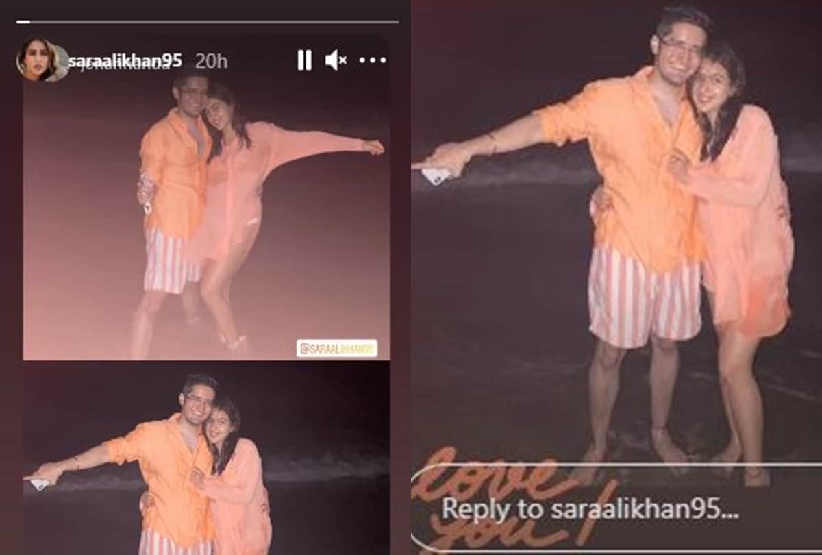 Sara ali khan and Kedarnath assistant director Jehan Handa photos goes virals fans are wondering if they are in love
