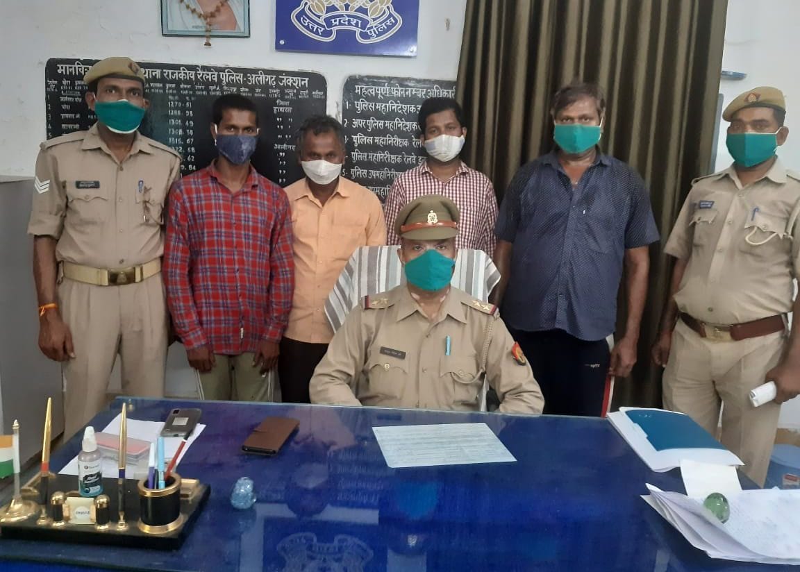 Four accused of child trafficking sent to jail