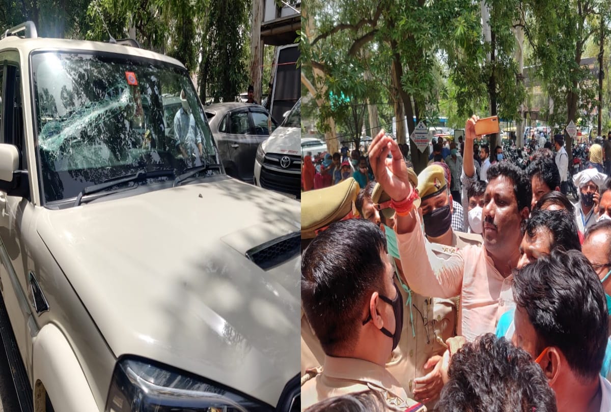 ghaziabad fir against 200 unknown on complaint of bjp leader in scuffle case between farmers and bjp workers at UP gate