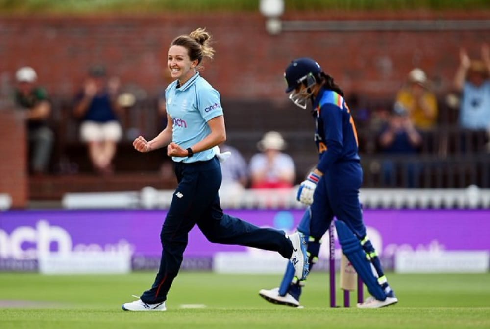 ENG vs INDW: Kate Cross starred with five wicket haul against india in 2nd odi 