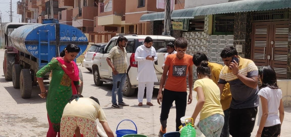 Water crisis: Water supply affected in colonies for three days