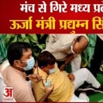 ग्वालियर में एक सरकारी कार्यक्रम में मंच से गिरे एमपी के ऊर्जा मंत्री प्रद्युम्न सिंह तोमर