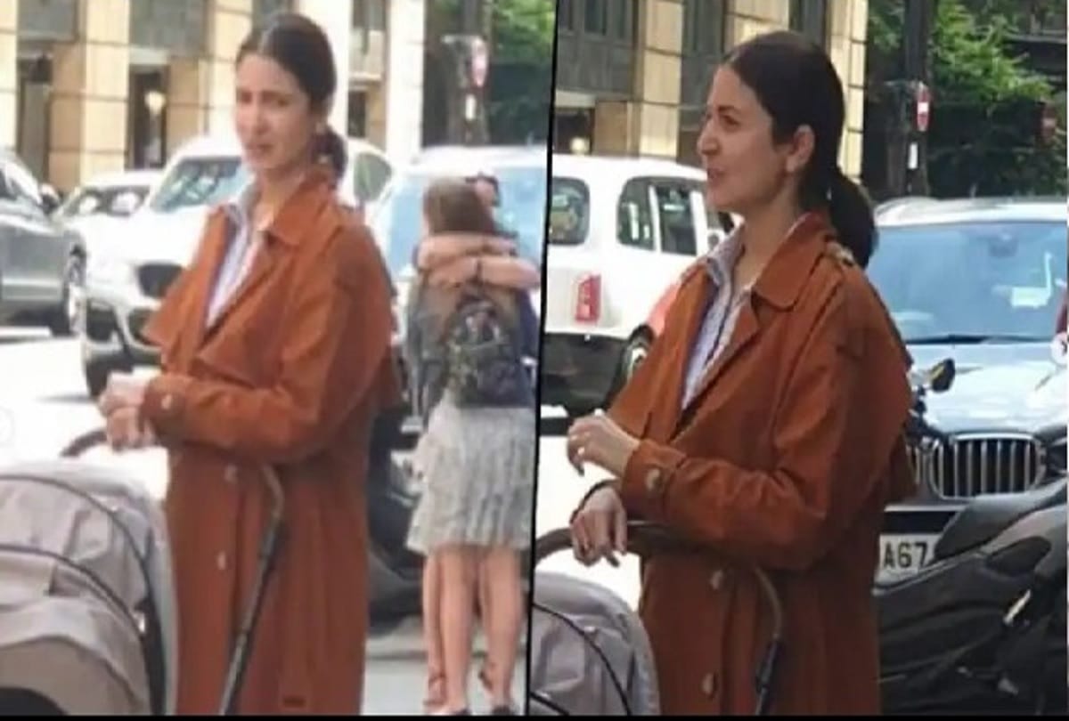 pics Anushka Sharma with daughter Vamika in London go viral