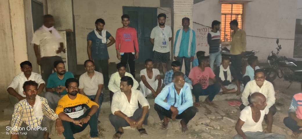 Villagers' ruckus at the power station