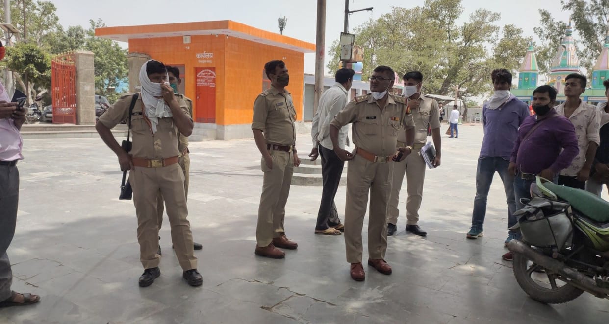 SP leader who installed the water cooler in the temple was broken