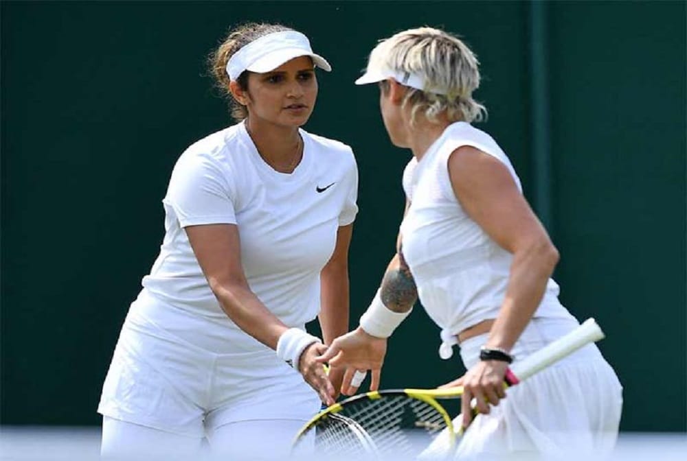 Sania Mirza and Bethanie Mattek-Sands knocked out after in womens doubles second round at wimbledon