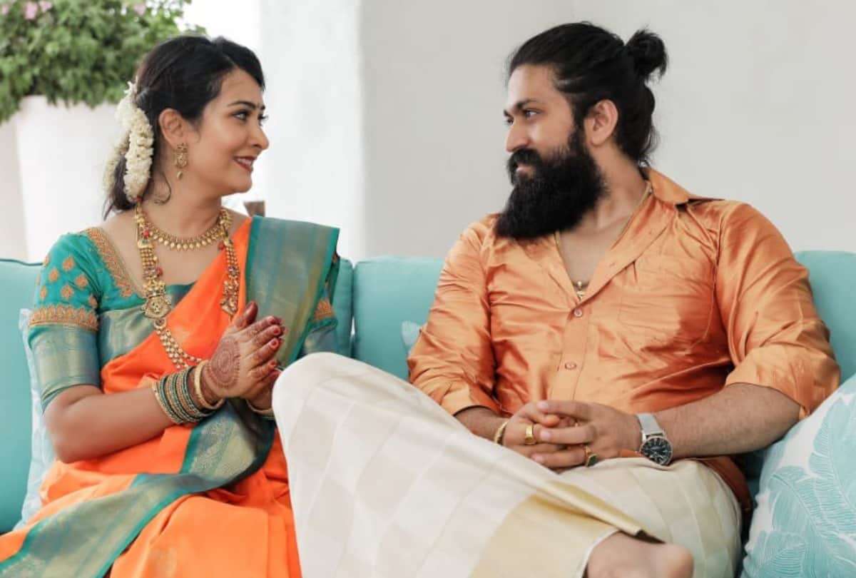KGF star Yash and Radhika pandit anniversary know about their love story