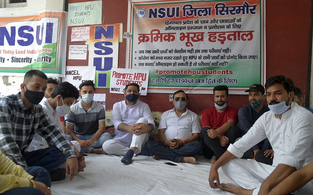 nsui strike in nahan sirmaur