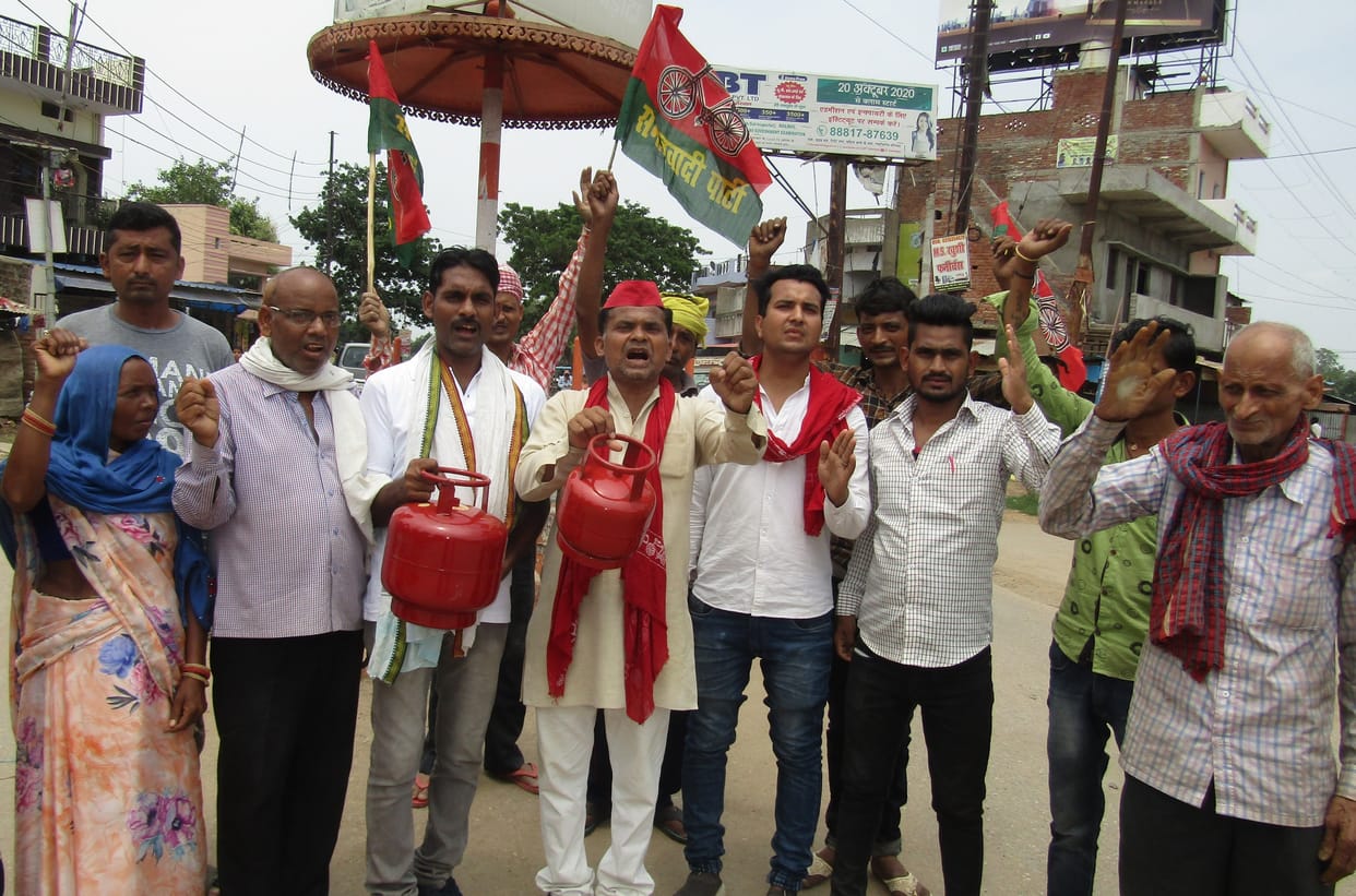 Anger erupted over increase in cooking gas price