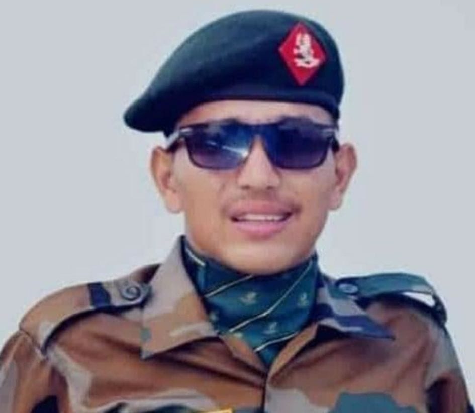Sikkim army vehicle accident news : martyr himanshu negi dead body reached