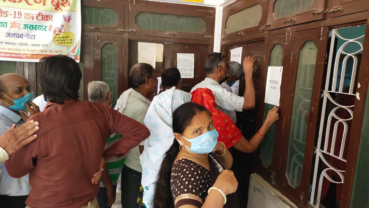 Fight over vaccination, uproar
