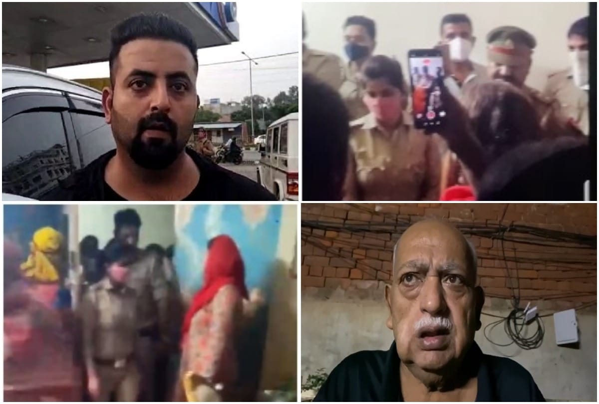 UP Police raided the house of poet Munawwar Rana in Lucknow