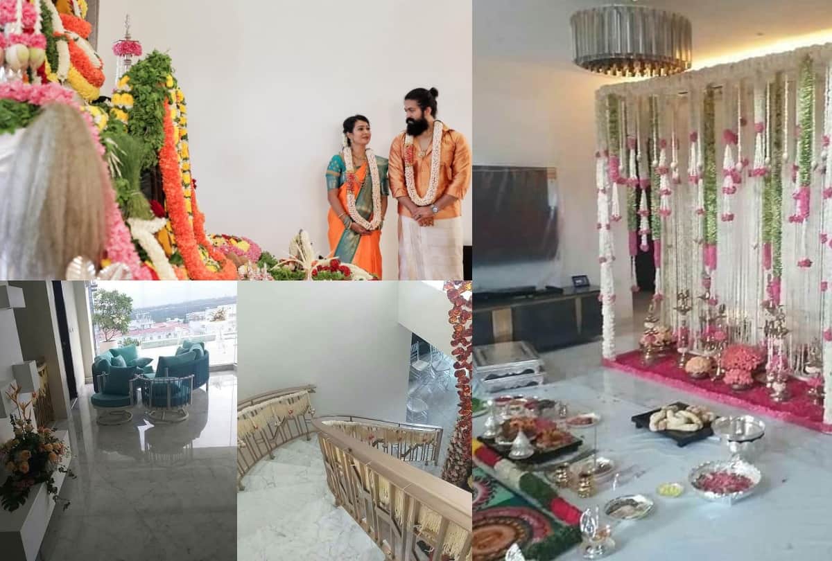 KGF Star Yash Buy New House Pics Viral On Social Media Actor With Her Family