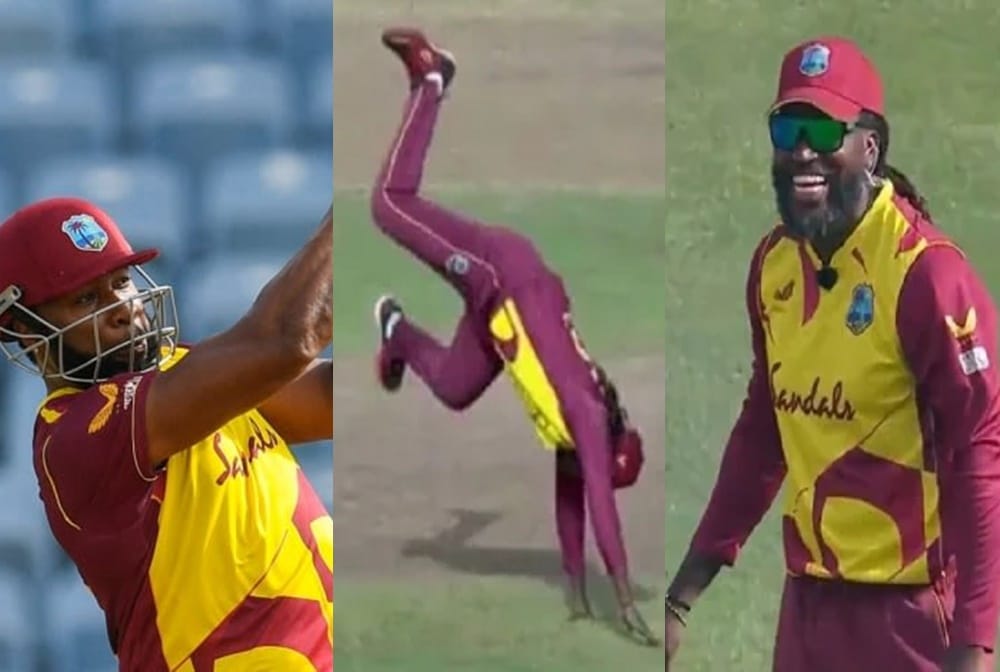 WI vs SA: Chris Gayle stuns all with a cartwheel celebration, Dale Steyn calls him coolest cricketer alive, video