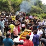 शहीद बृजेश की अंत्येष्टि