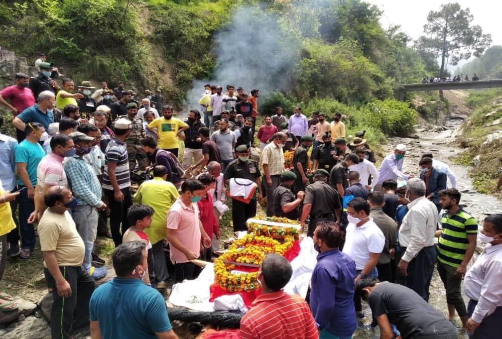 Uttarakhand News: Martyr Brijesh Rautela Funeral Today Emotional Photos