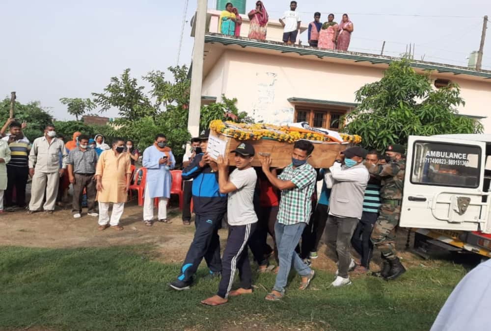 Uttarakhand News: Martyr Brijesh Rautela Funeral Today Emotional Photos