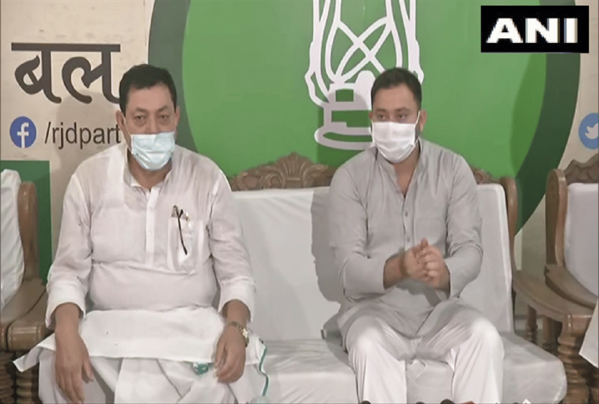 Bihar JDU leader Maheshwar Singh joins Rashtriya Janata Dal,  Tejashwi Yadav CM nitish kumar