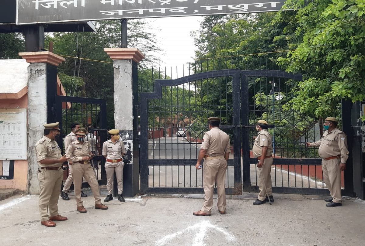 UP Zila Panchayat Election: tight security arrangements for polling in Mathura