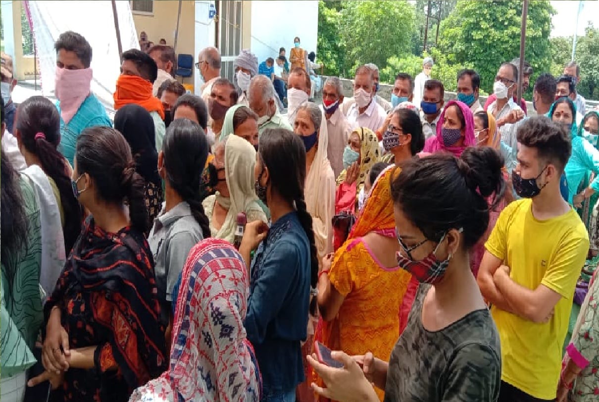 social distancing Violation danger of increasing corona infection in Jammu
