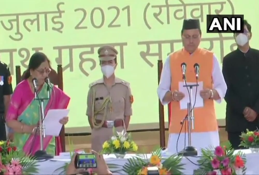 Pushkar Singh Dhami Elected New CM of Uttarakhand : get oath today, uttarakhand get youth cm