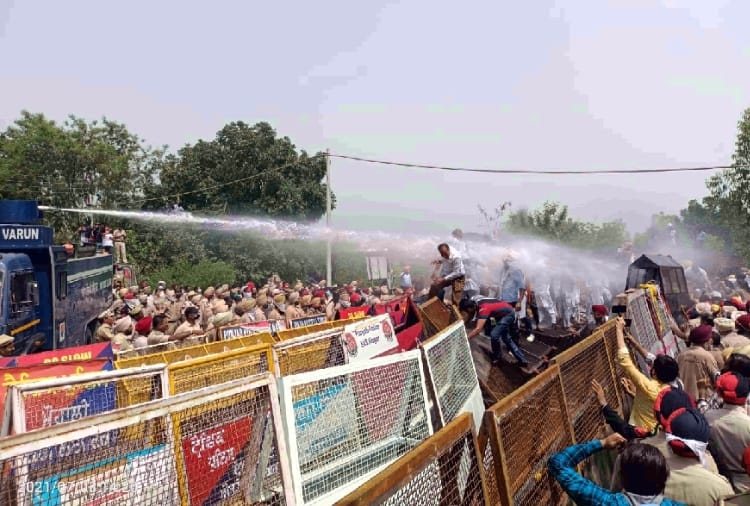 FIR registered against 200 workers of the Aam Aadmi Party including MP Bhagwant Mann