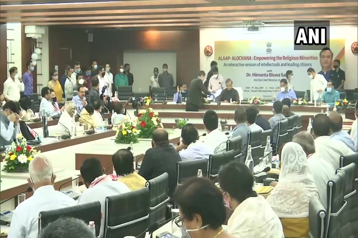 Assam Chief Minister Himanta Biswa Sarma joins 'ALAAP- ALOCHANA: Empowering The Religious Minorities