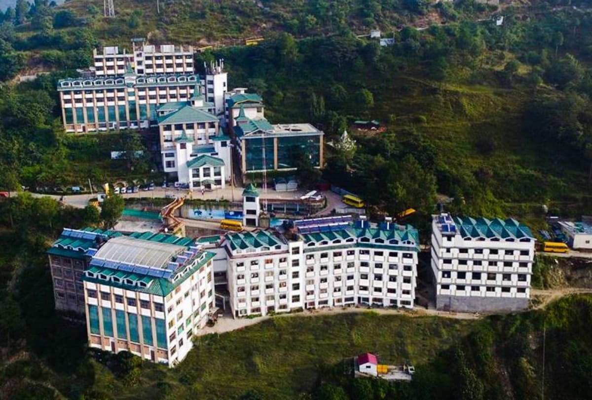 canara bank auction ap goyal university shimla campus and land for not paying loan
