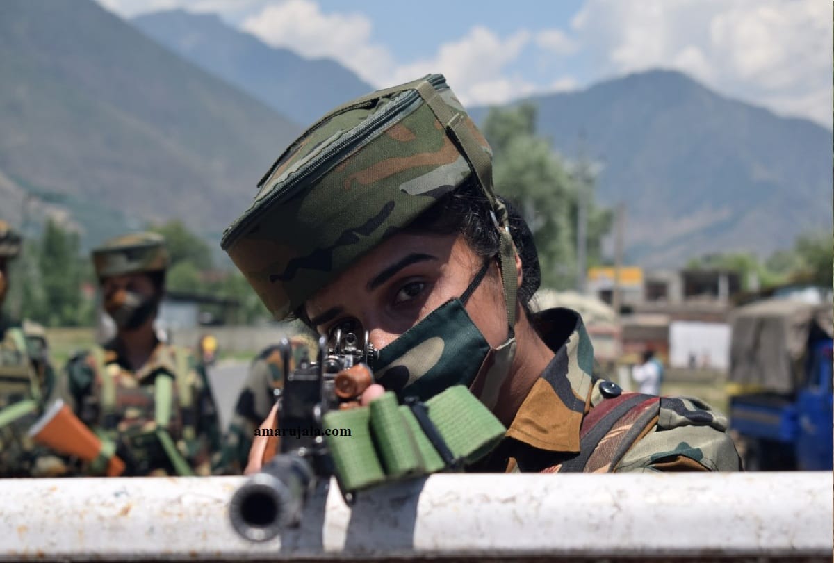 Assam Rifles battalion women soldiers will take charge of internal security in Kashmir