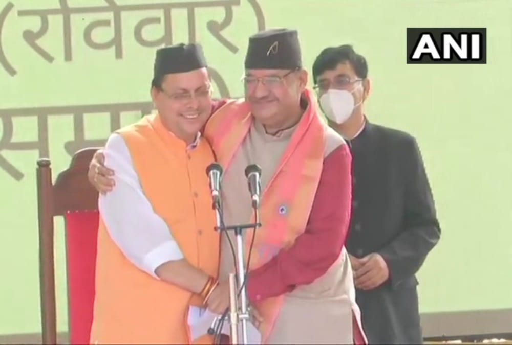 Pushkar Singh Dhami New CM of Uttarakhand : new caption of old team, for 2022 new cm have to do hard work