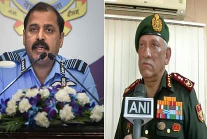 एयर चीफ मार्शल आरकेएस भदौरिया और सीडीएस जनरल बिपिन रावत