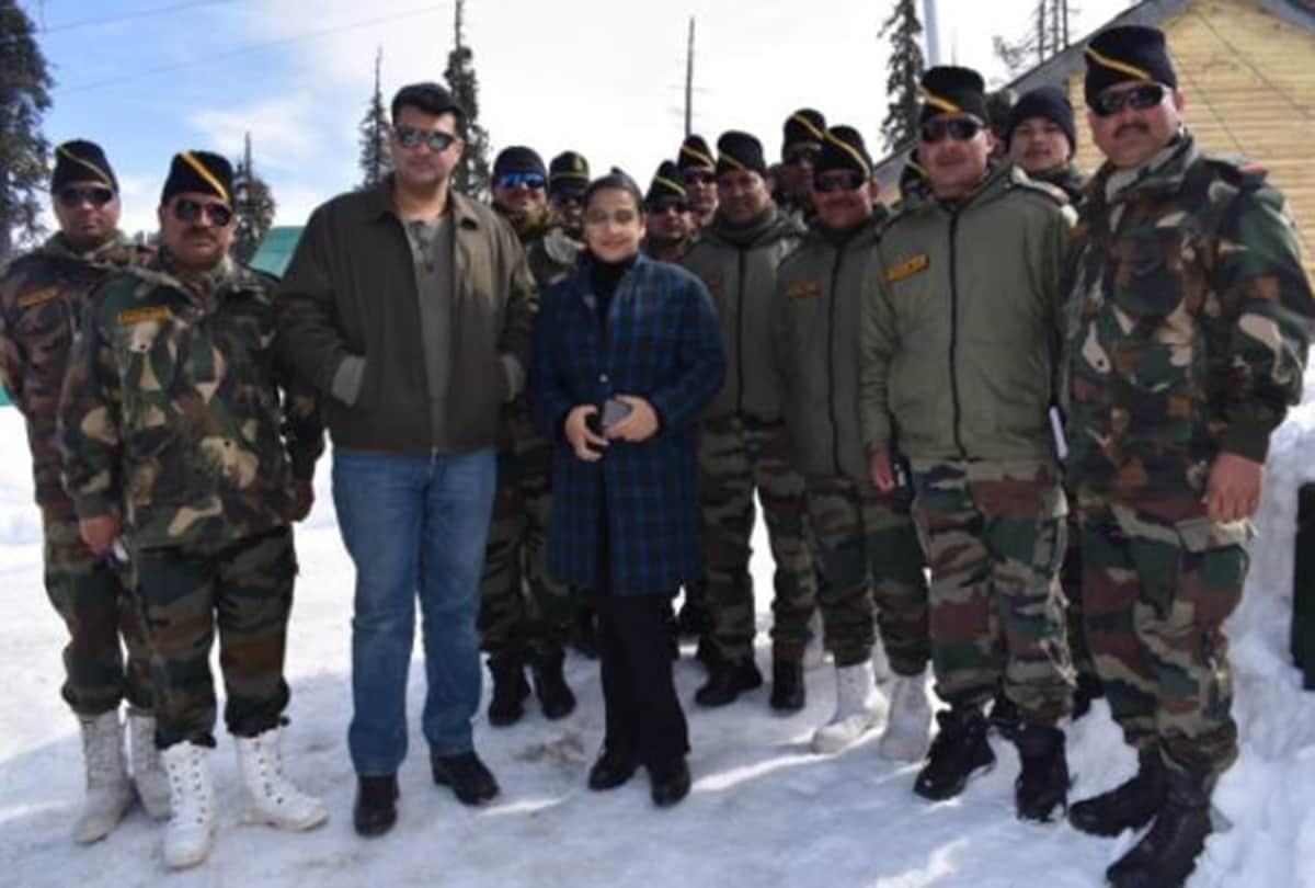 Indian army honoured Vidya Balan by giving firing range her name in gulmarg