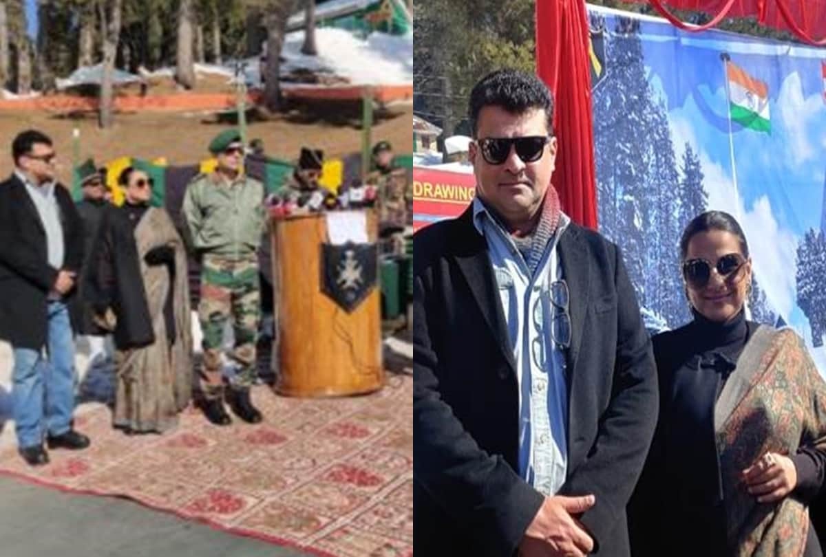 Indian army honoured Vidya Balan by giving firing range her name in gulmarg