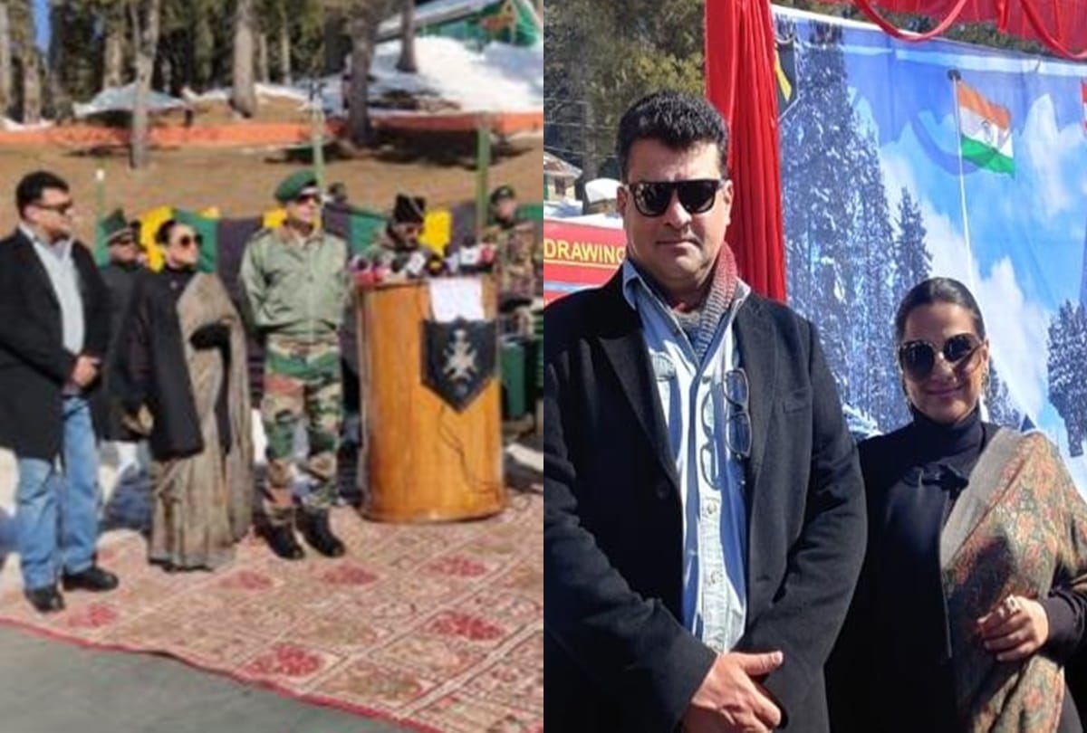 Indian army honoured Vidya Balan by giving firing range her name in gulmarg
