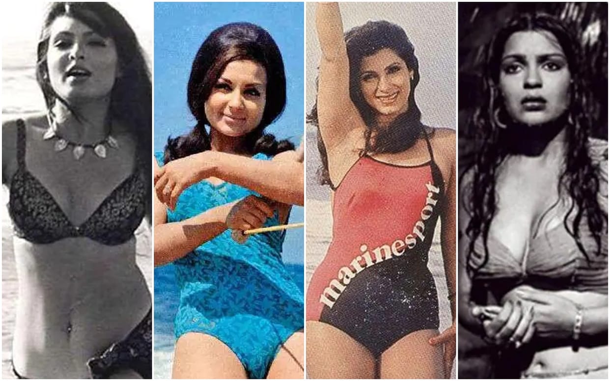 international bikini day 2021 these actresses shown bold bikini look in old films sharmila tagore parveen babi zeenat aman dimple kapadia
