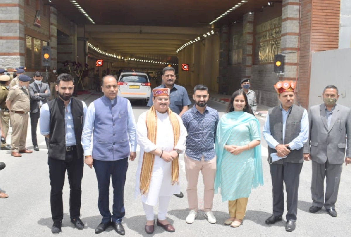 JP Nadda stated that the border was secured due to the construction of Atal Tunnel
