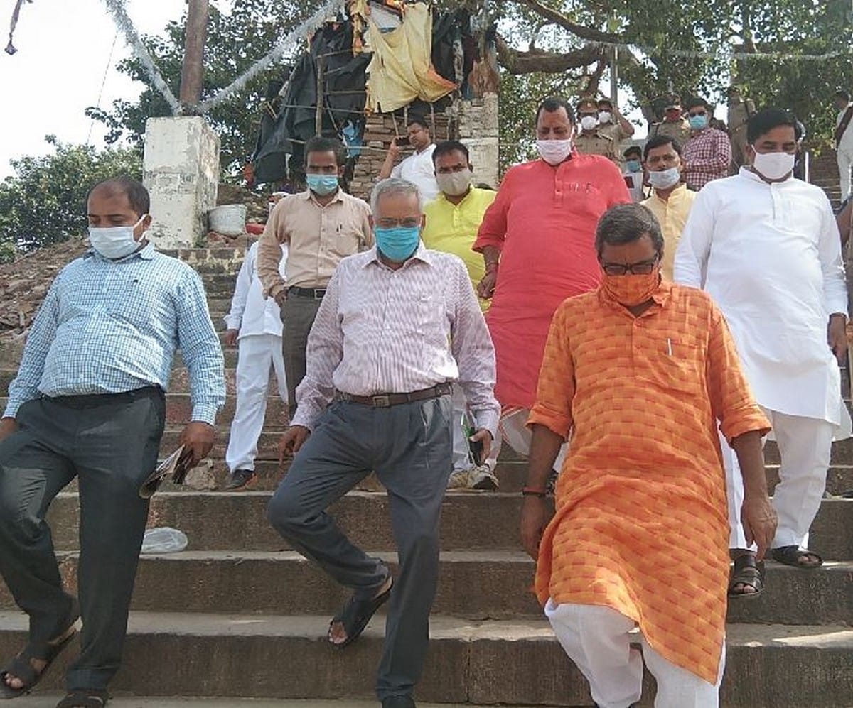 tourism minister Neelkanth Tiwari said Vindhya Dham Vikas Parishad does not affect arrangement of temple