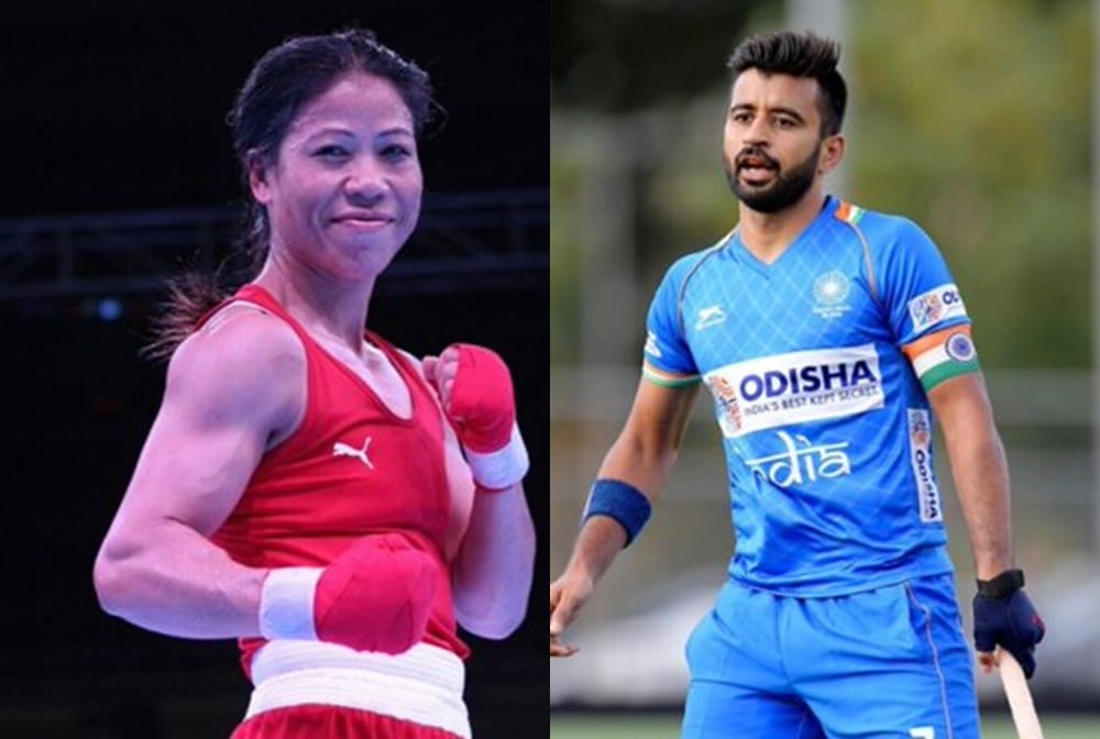 Mary Kom and hockey team skipper Manpreet Singh to be flag bearers at opening ceremony of Tokyo Olympics