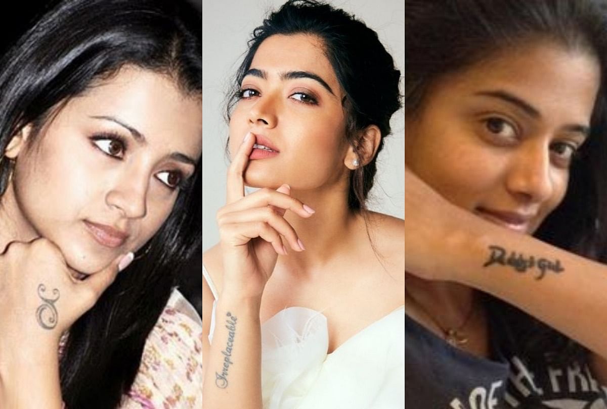 Photo Gallery: Rashmika Mandanna has written some such thing on her hand,  See her photos here..