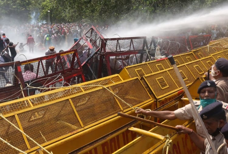Temporary Teachers Protest in Chandigarh
