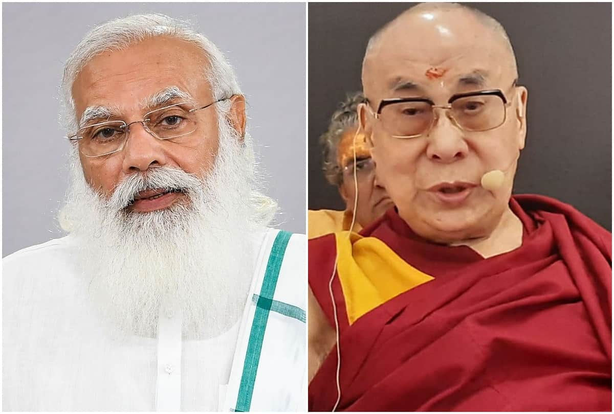 prime minister narendra modi wish happy birthday to Dalai Lama on his 86th birthday