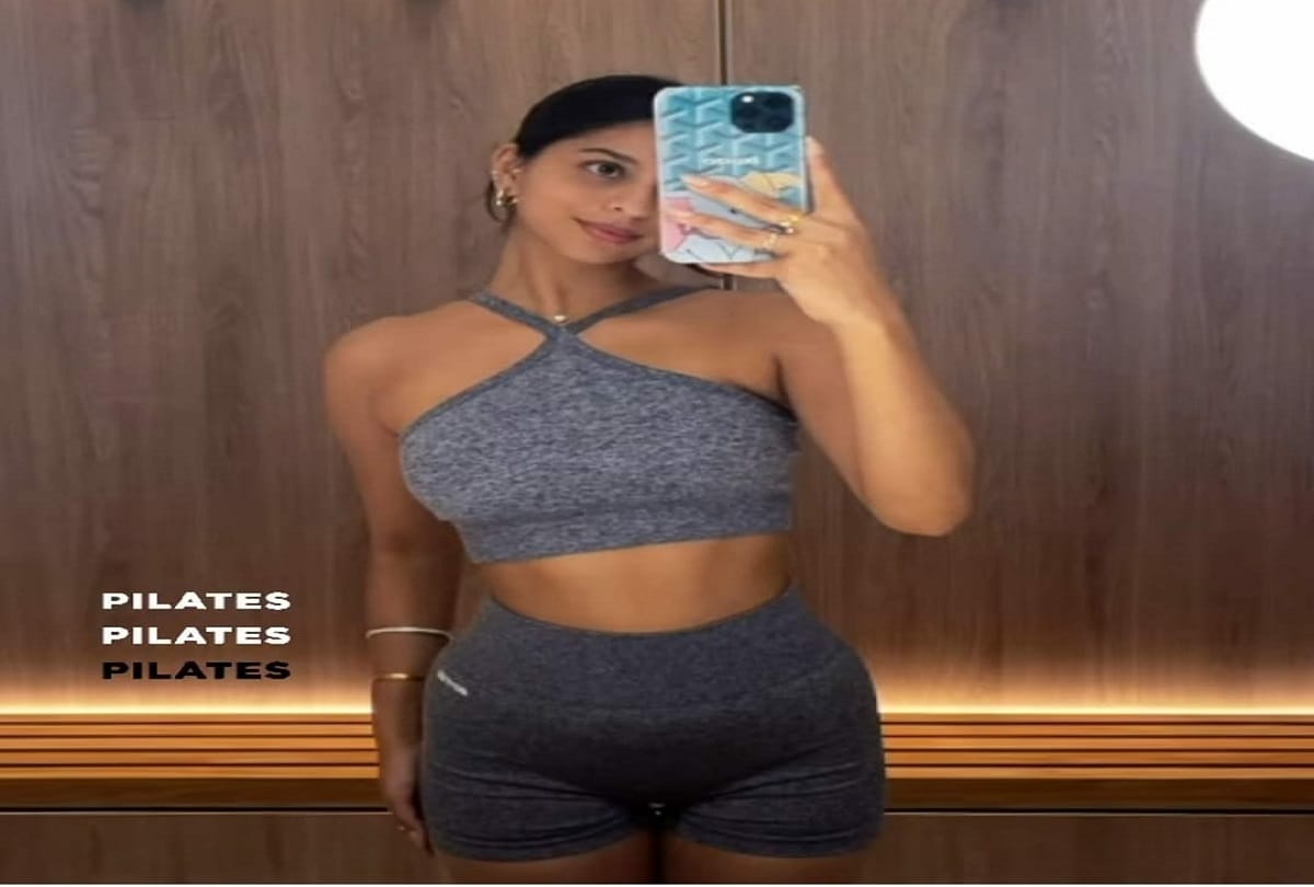 suhana khan latest fitness freak selfie in hindi