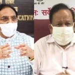 रमेश पोखरियाल निशंक और डॉ. हर्षवर्धन।