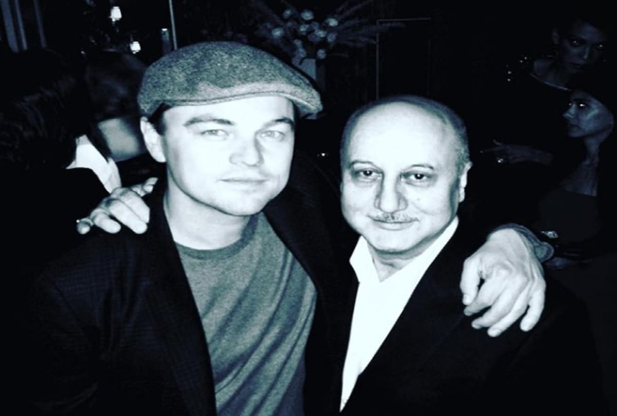 Anupam Kher recalls Leonardo DiCaprio's response when he introduced himself as 'an Indian actor'