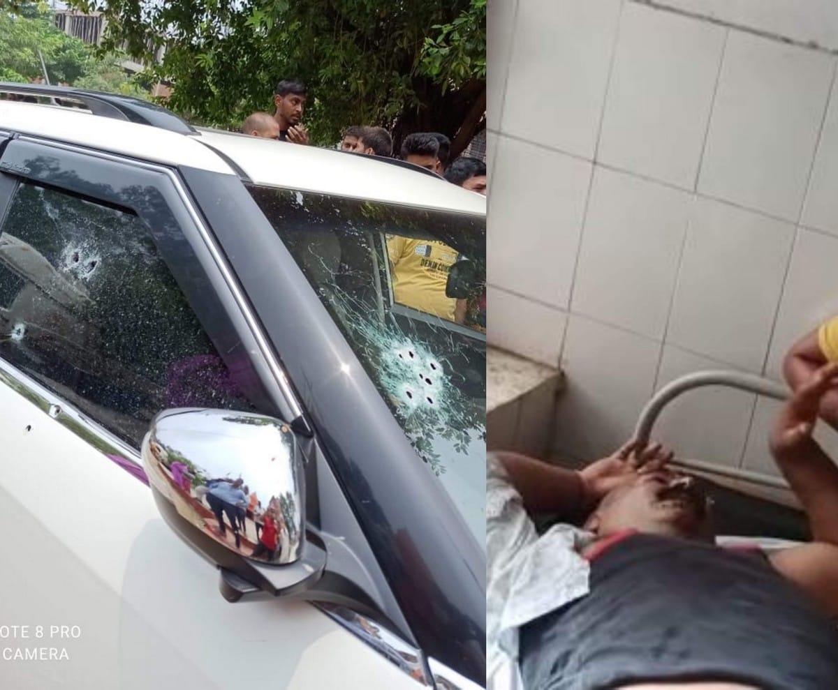 Firing on present and past jila panchayat sadasya one died in ballia