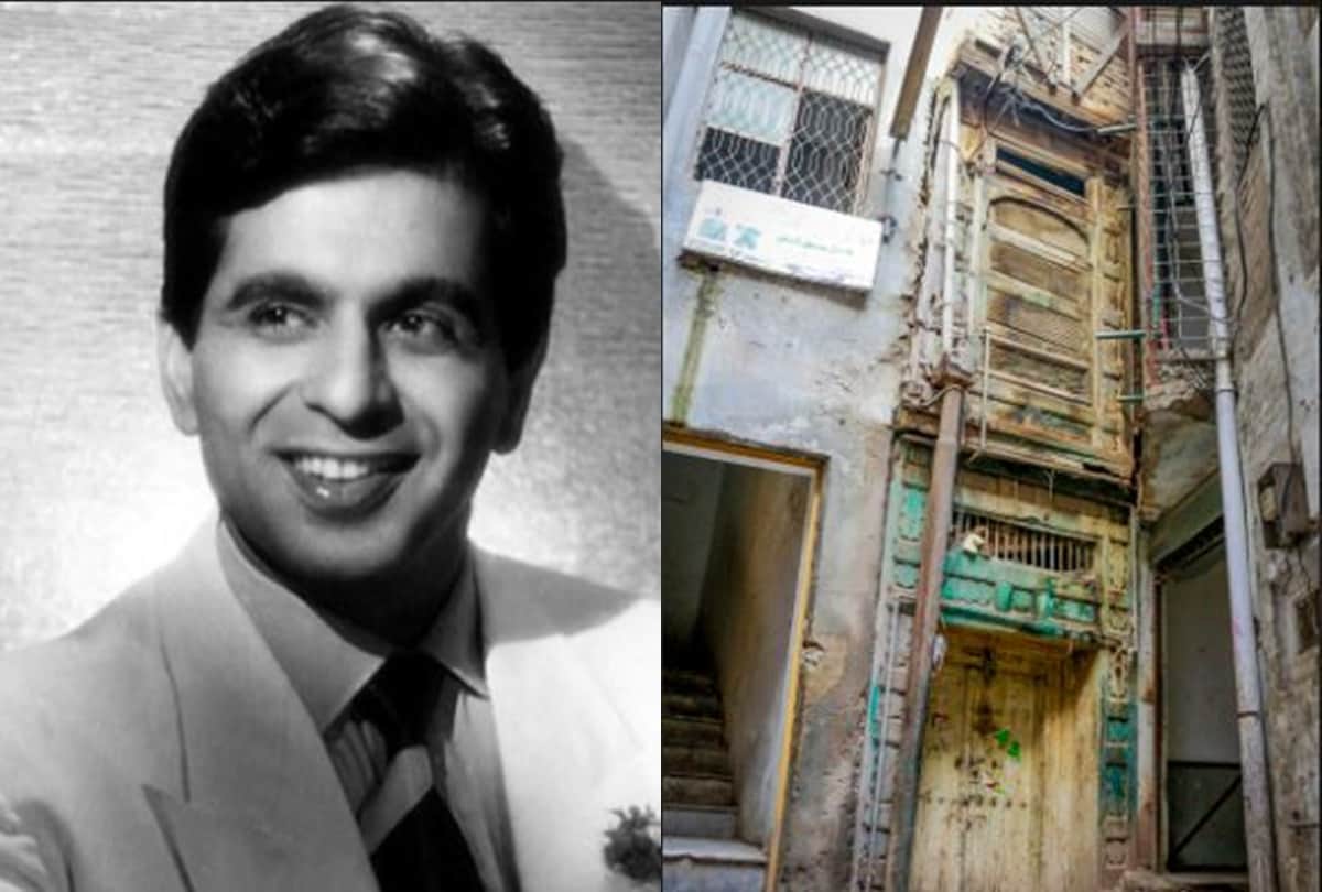 Dilip Kumar death prayers offered to legendry actor outside his ancestral home in peshawar