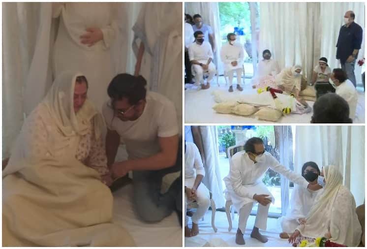 Dilip Kumar death Shahrukh Khan consoles Saira Banu as she totally Breaks down in tears