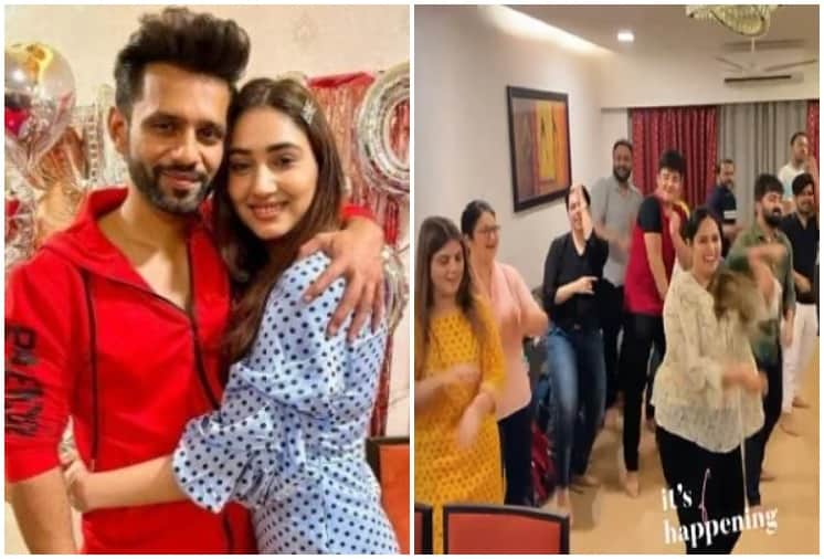 Rahul Vaidya Disha Parmar start wedding preparations with dance practice sessions